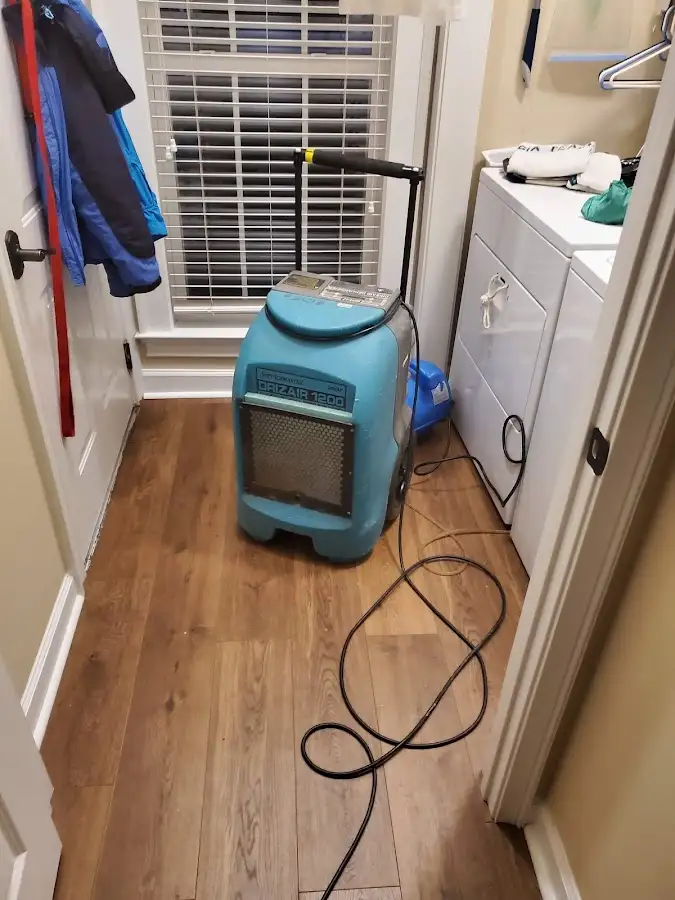 Commercial dehumidifier deployed for Flood Damage Cleanup in Peterborough