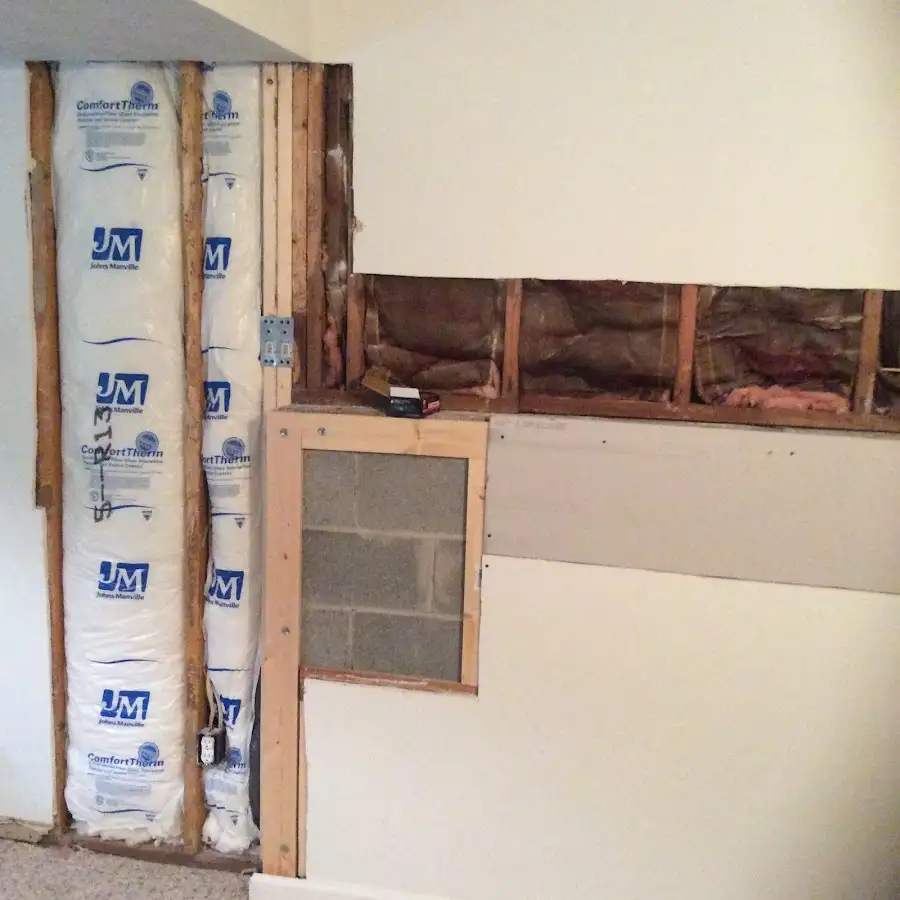 Wall insulation replacement during Odor Removal & Deodorization in Peterborough